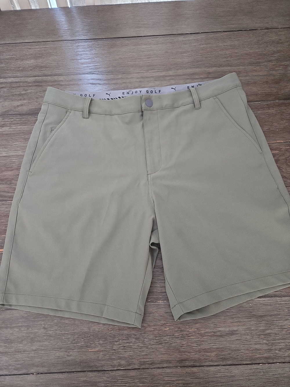 Puma Golf Jackpot 2.0 Shorts Green Size36 Mens New Without Tags NWOT Performance